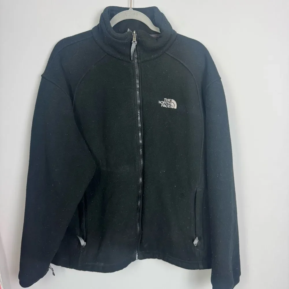 THE NORTH FACE | Black Full-Zip Fleece Jacket Men’s Size Large